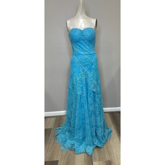 Honayda Lace Strapless Maxi Dress SIZE 40(US6) $2895 - Picture 3 of 10